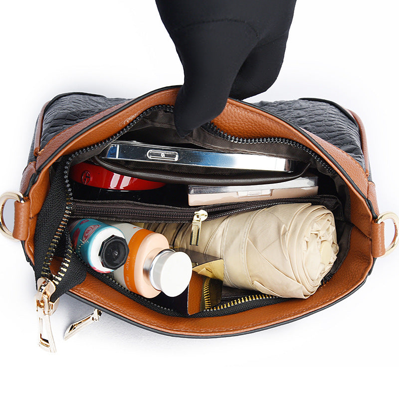 Stylish Alligator Pattern Crossbody Bag for Women - Perfect for Work, Travel & Everyday Use