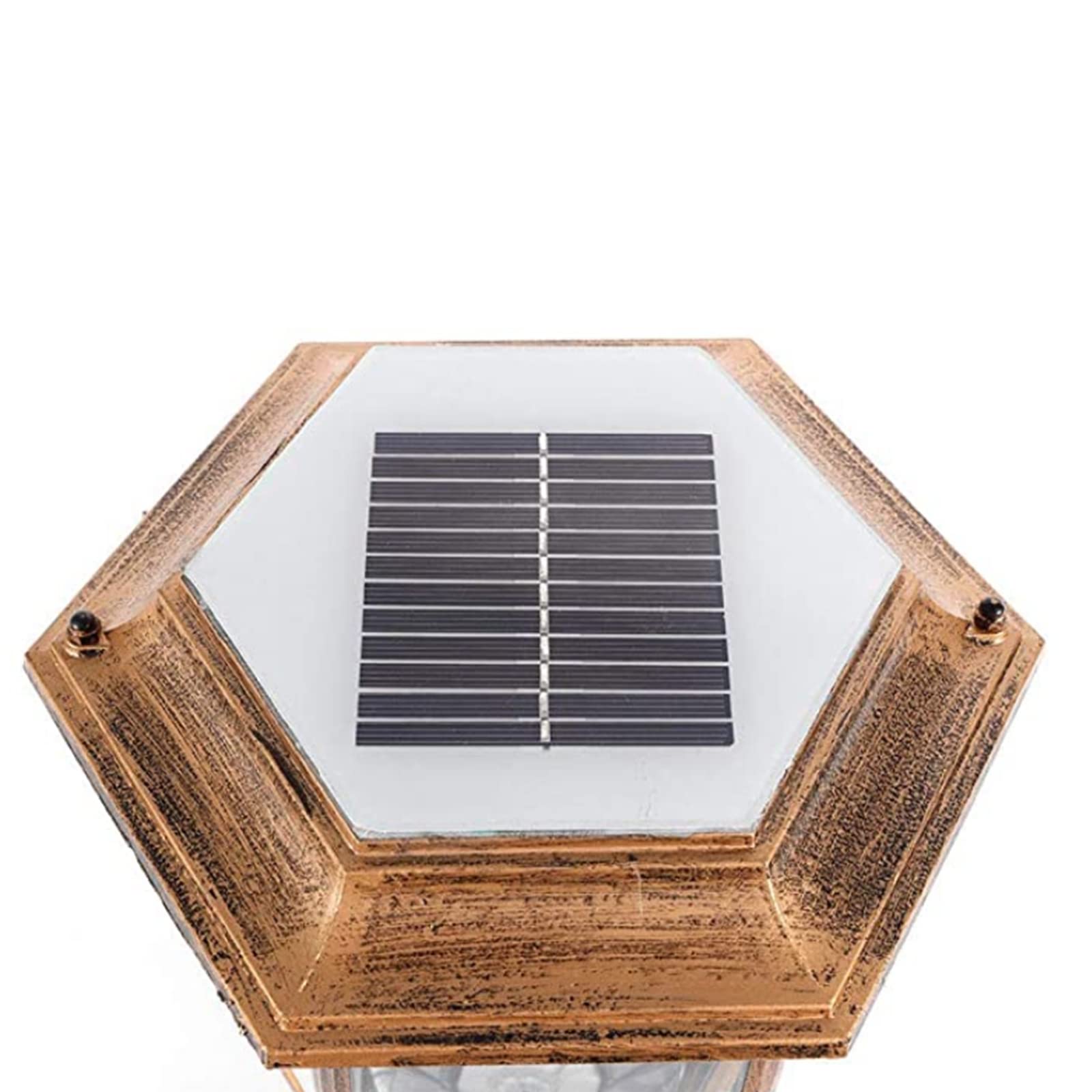 2 Pack Solar Post Lights - Outdoor LED Solar Powered Lanterns for Garden, Yard & Pathway Lighting | Weatherproof & Energy Efficient for Driveway, Patio & Landscape Decor