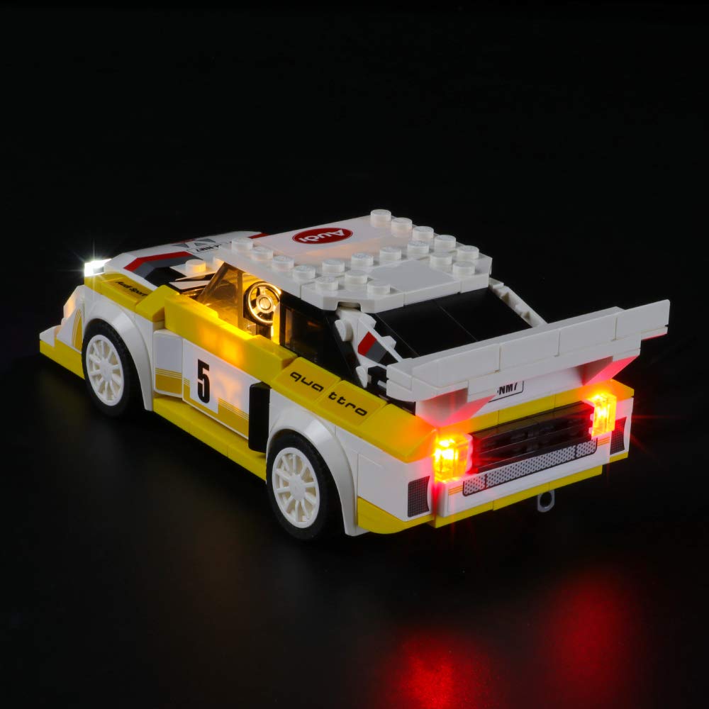 Lightailing LED Lighting Kit for Speed Champions 1985 Audi Sport Quattro S1 (Lego 76897 Compatible) - Building Block Light Set for Lego Models - Perfect for Display, Night Photography & Collector Showcases
