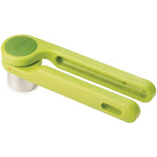 Premium Stainless Steel Garlic Press - Heavy Duty Easy Squeeze Mincer & Crusher with Ergonomic Handle for Kitchen, Cooking, and Meal Prep