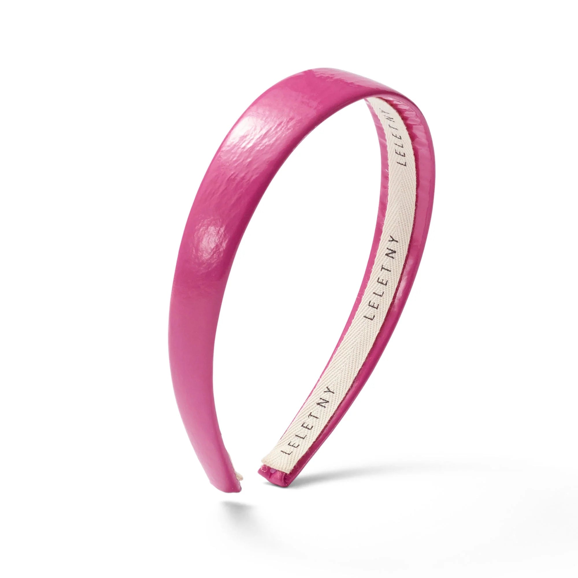 Patent Leather Kim Headband - Limited Edition Hair Accessory for Women | Perfect for Workouts, Yoga, and Fashion Outfits