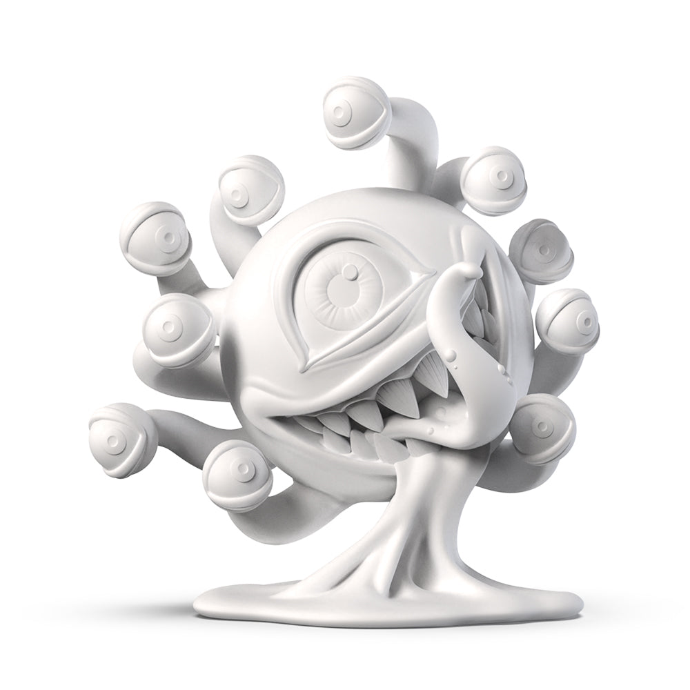 Dungeons & Dragons Beholder 7 Resin Blank Art Figure by Kidrobot - Perfect for D&D Collectors, Tabletop RPG Miniatures & Fantasy Decor