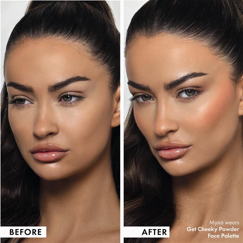 Best Cheeky Face Powder Palette - Natural Blush & Highlighter Makeup Kit for Flawless Glow | Perfect for Everyday Wear & Special Occasions