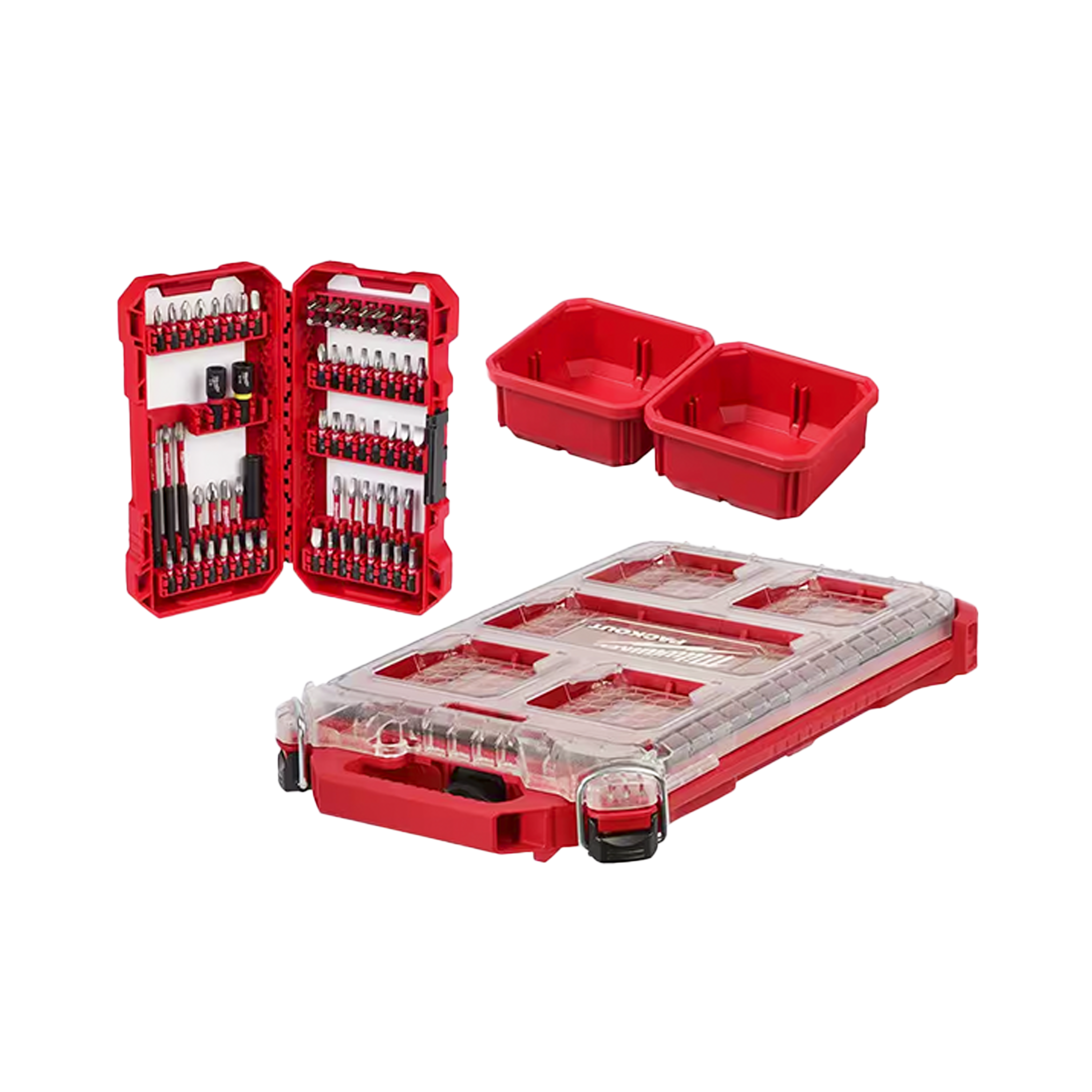 Milwaukee 70-Piece Shockwave Bit Set with PACKOUT Organizer (48-32-5151C) - Perfect for Professional Contractors & DIY Home Improvement Projects