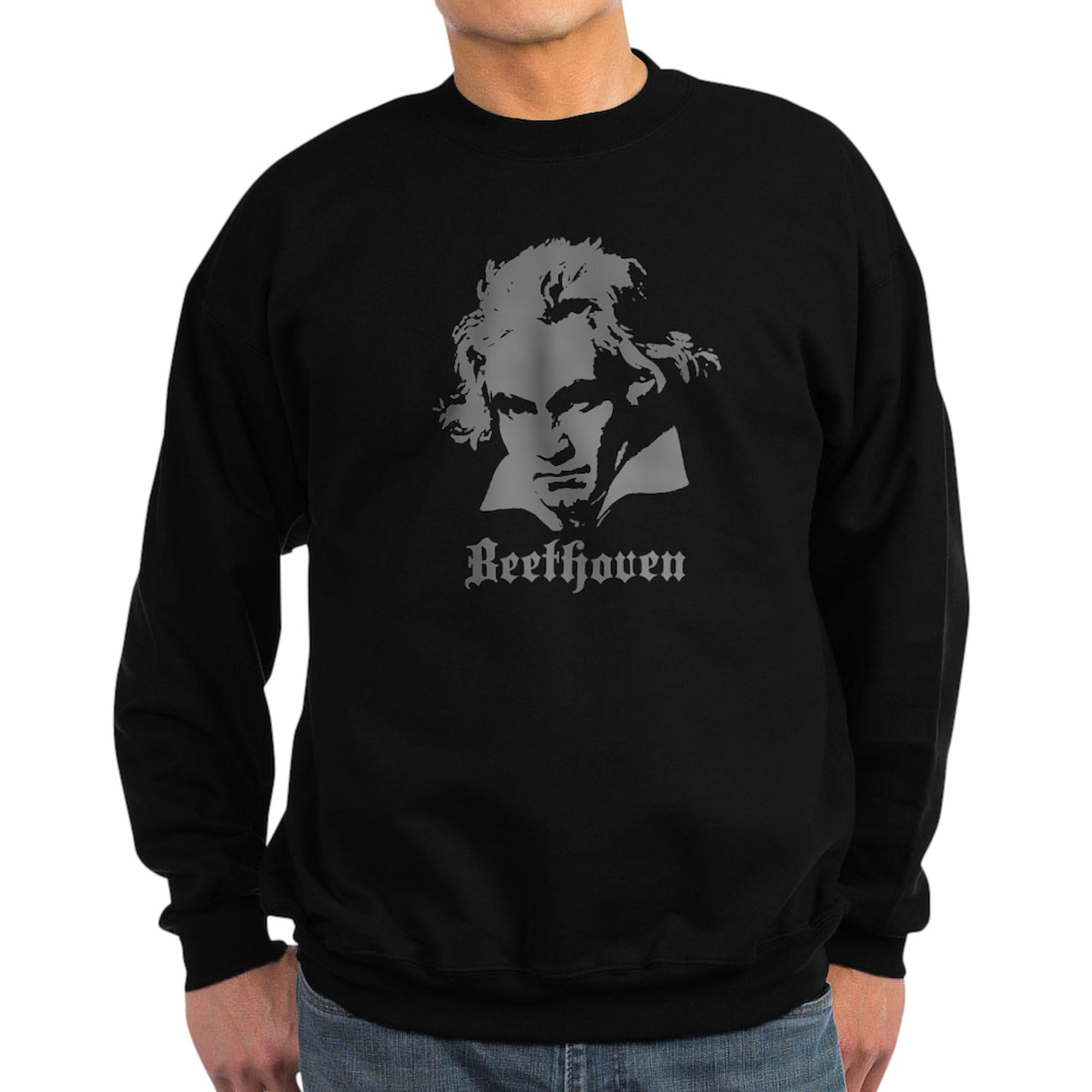 Beethoven Sweatshirt - Classic Dark Crewneck Pullover for Men & Women | Music Lover Gift, Casual Wear, Concert Outfit