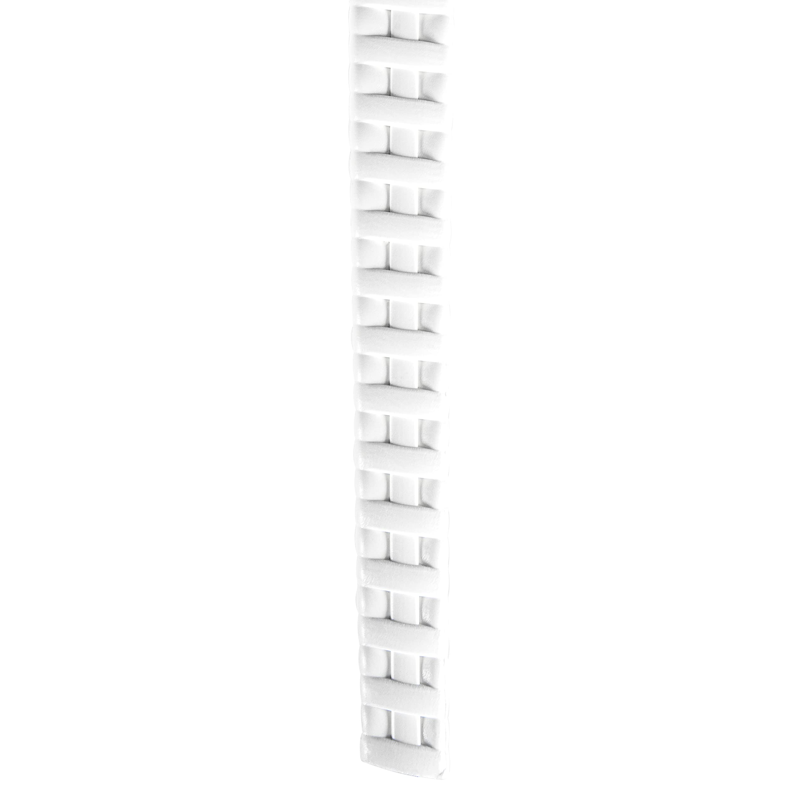 LeisureMod Kent Modern Indoor Outdoor Patio Stackable Dining Arm Chair Set of 4 (White) - Perfect for Backyard, Poolside, Restaurant & Home Decor