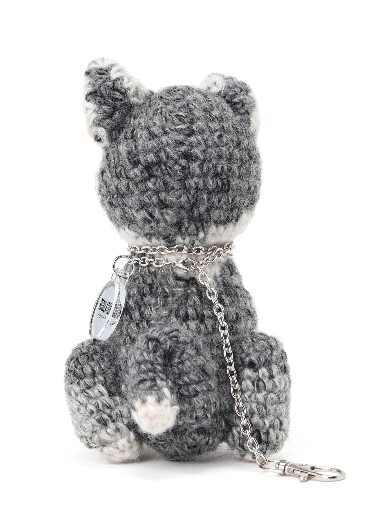 Stylish Combination Knit Keychain Charm with Chain - Perfect for Keys, Bags, and Gift Giving