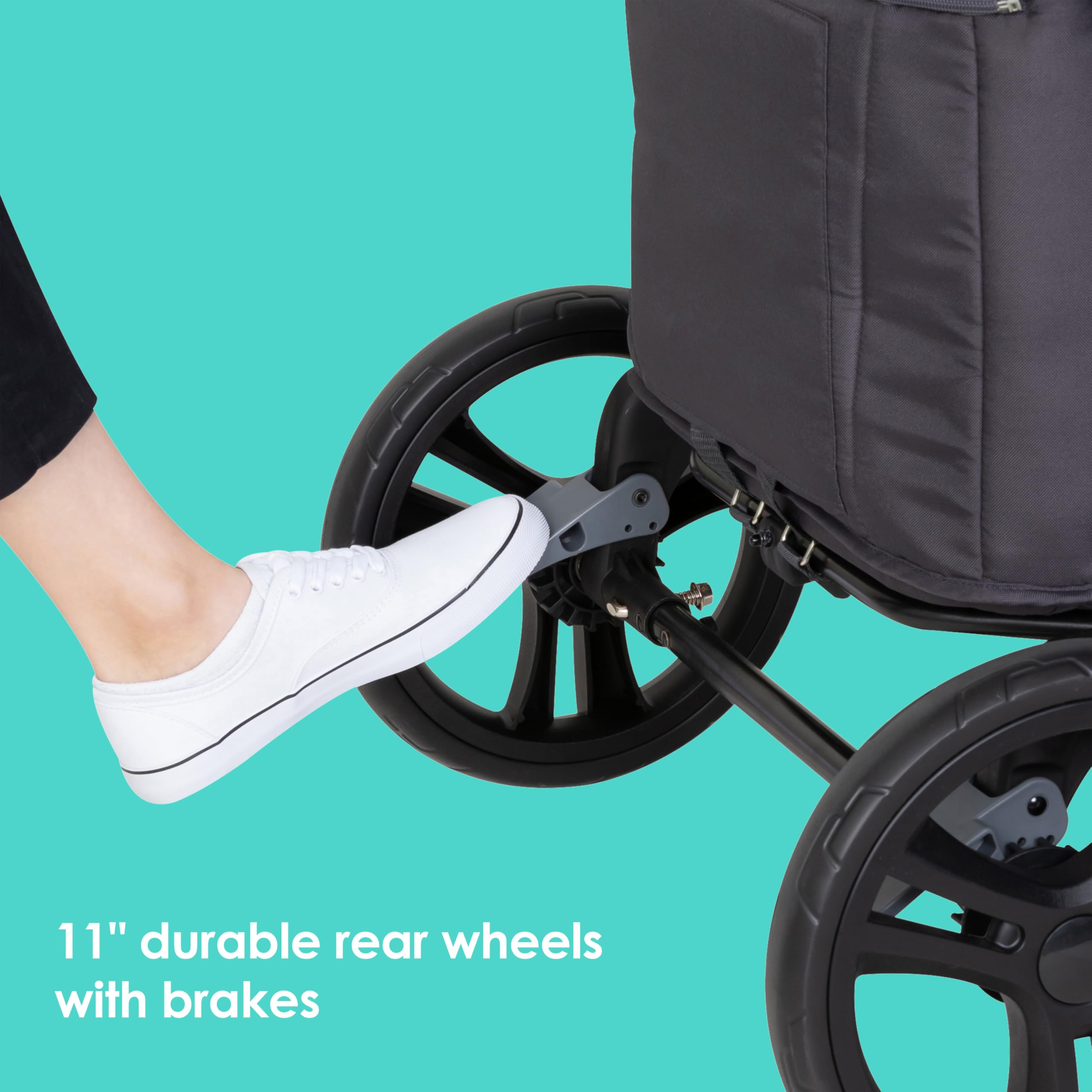Baby Trend Navigator Plus 2-in-1 Stroller Wagon - Lightweight Convertible Stroller & Wagon Combo for Toddlers & Kids (Dash Midnight) | Perfect for Park Outings, Beach Trips & Family Adventures