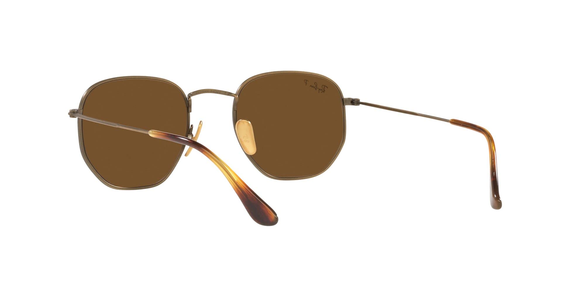 Ray-Ban RB8148 Hexagonal Titanium Sunglasses for Men & Women - UV Protection, Lightweight & Stylish - Perfect for Driving, Beach & Outdoor Activities
