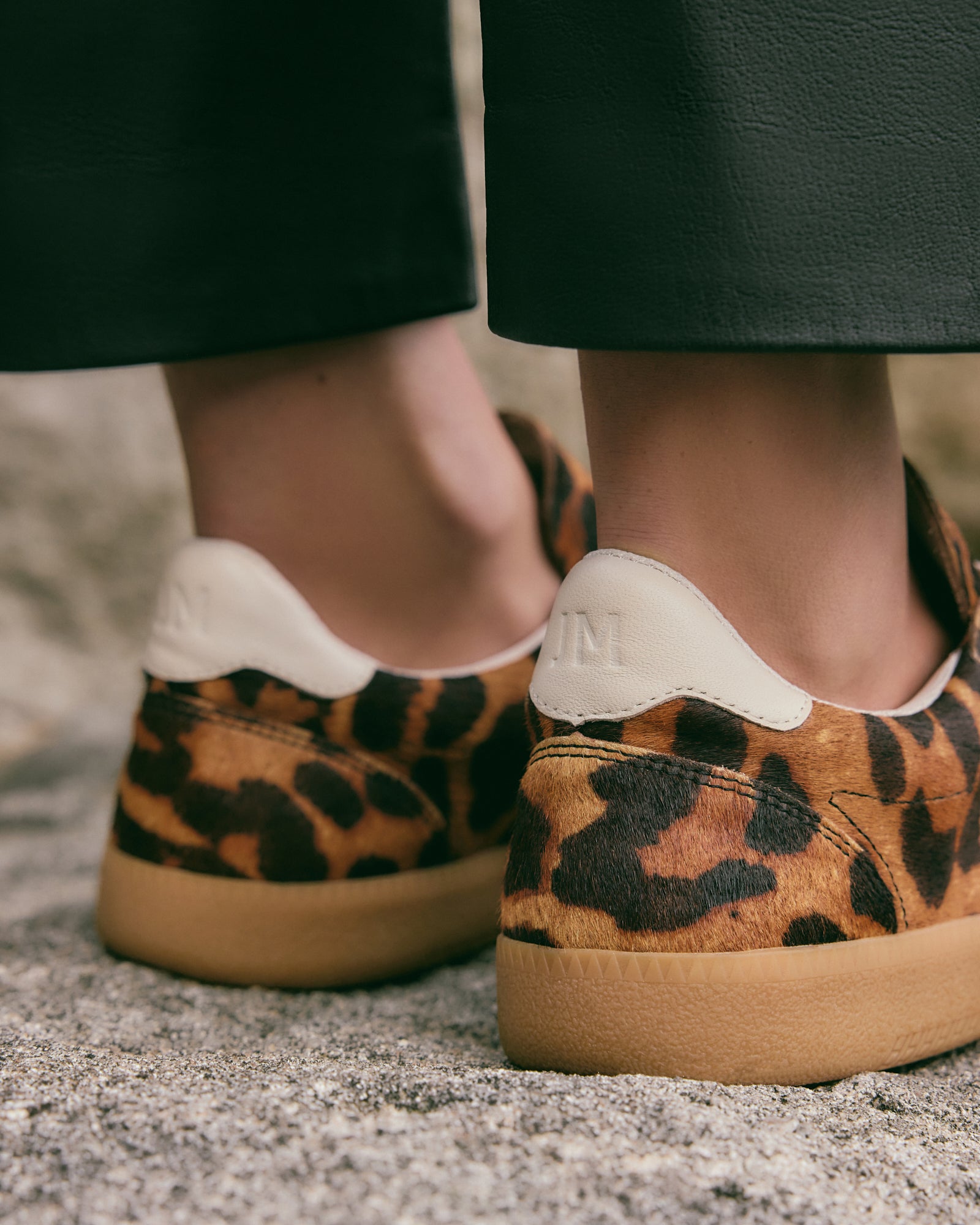 LILO Women's Leopard Print Leather Sneakers - Fashionable Comfort for Casual Wear, Walking & Everyday Outfits