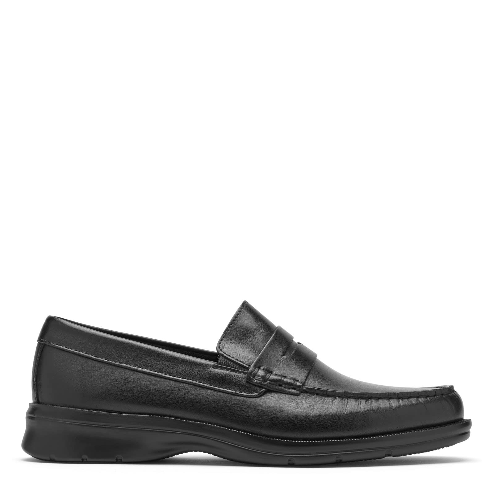 Rockport Men's Palmer Penny Loafer - Comfortable Slip-On Dress Shoes for Business & Casual Wear | Perfect for Office, Travel & Everyday Use