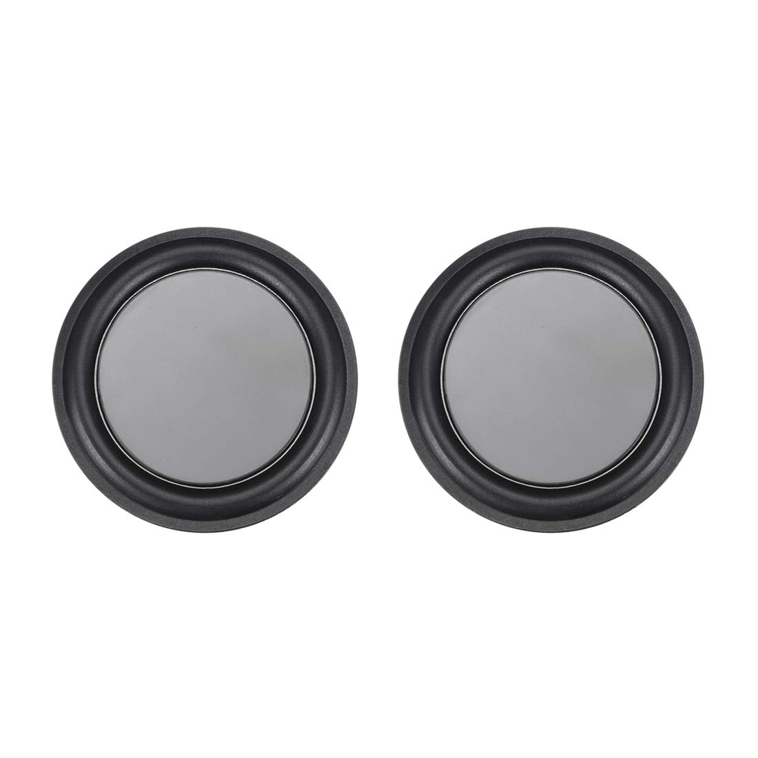 uxcell 2Pcs 3 Inch 70mm Bass Speaker Passive Radiator - Rubber Vibration Plate for Subwoofer DIY Repair & Replacement - Perfect for Car Audio, Home Theater, and Speaker Upgrades