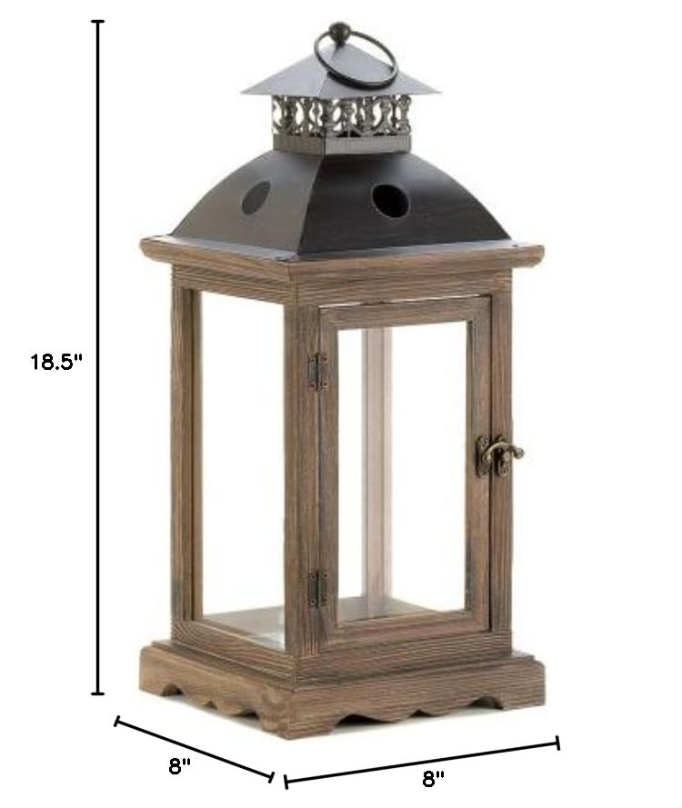 Wholesale Large Monticello Candle Lantern - Fireproof Outdoor Candles for Patio, Garden & Camping - Heat Resistant Candle Light for Decoration & Emergency Use