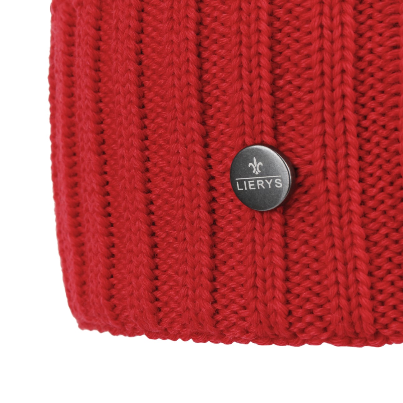 Lierys Merino Wool Knit Beanie with Foldable Cuff - Warm Winter Hat for Men & Women - Perfect for Skiing, Hiking, and Cold Weather Activities