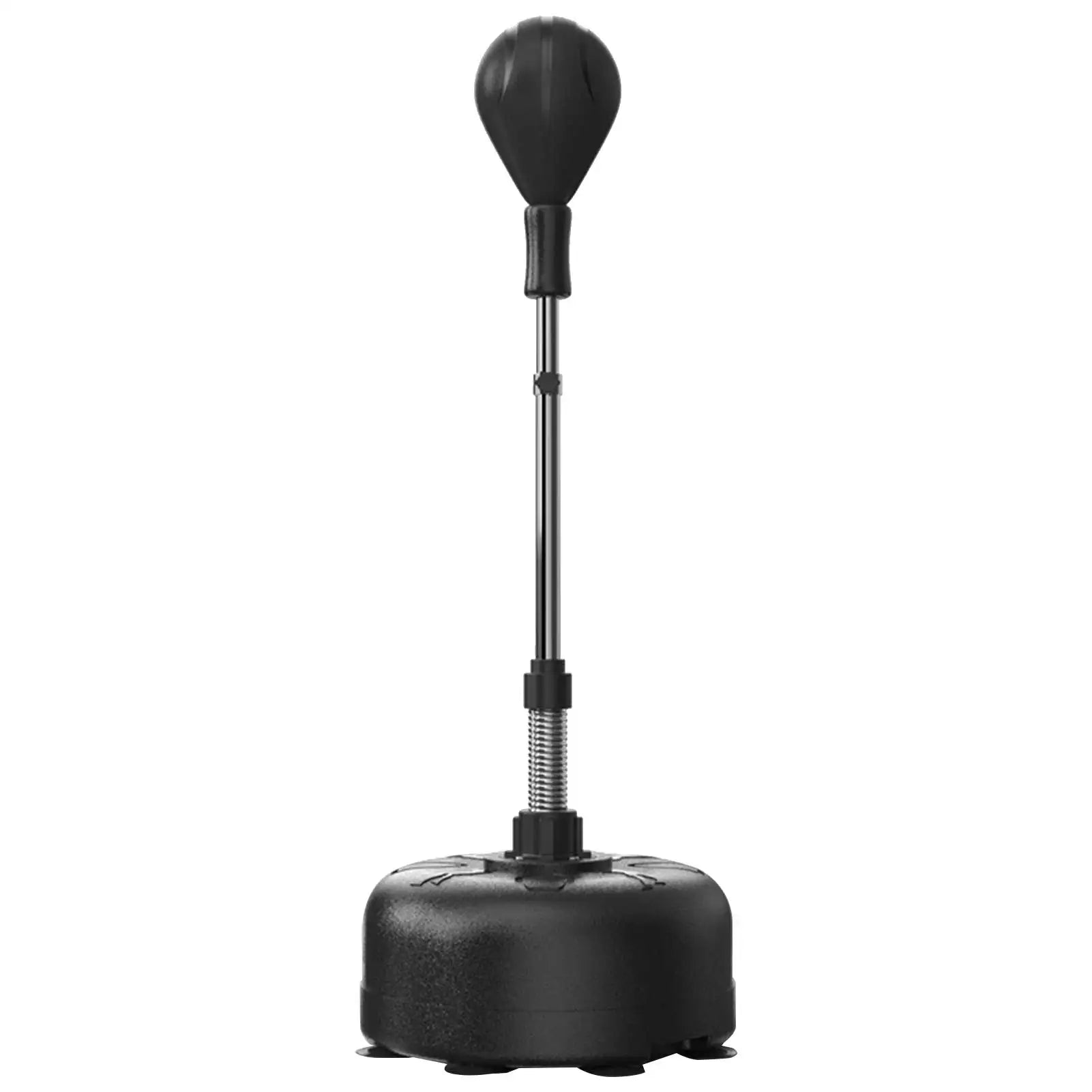 Adjustable Height Reflex Bag - Free Standing Speed Punching Bag for Stress Relief with 8 Powerful Suction Cups | Boxing Training Equipment for Home Gym, Fitness & Stress Release