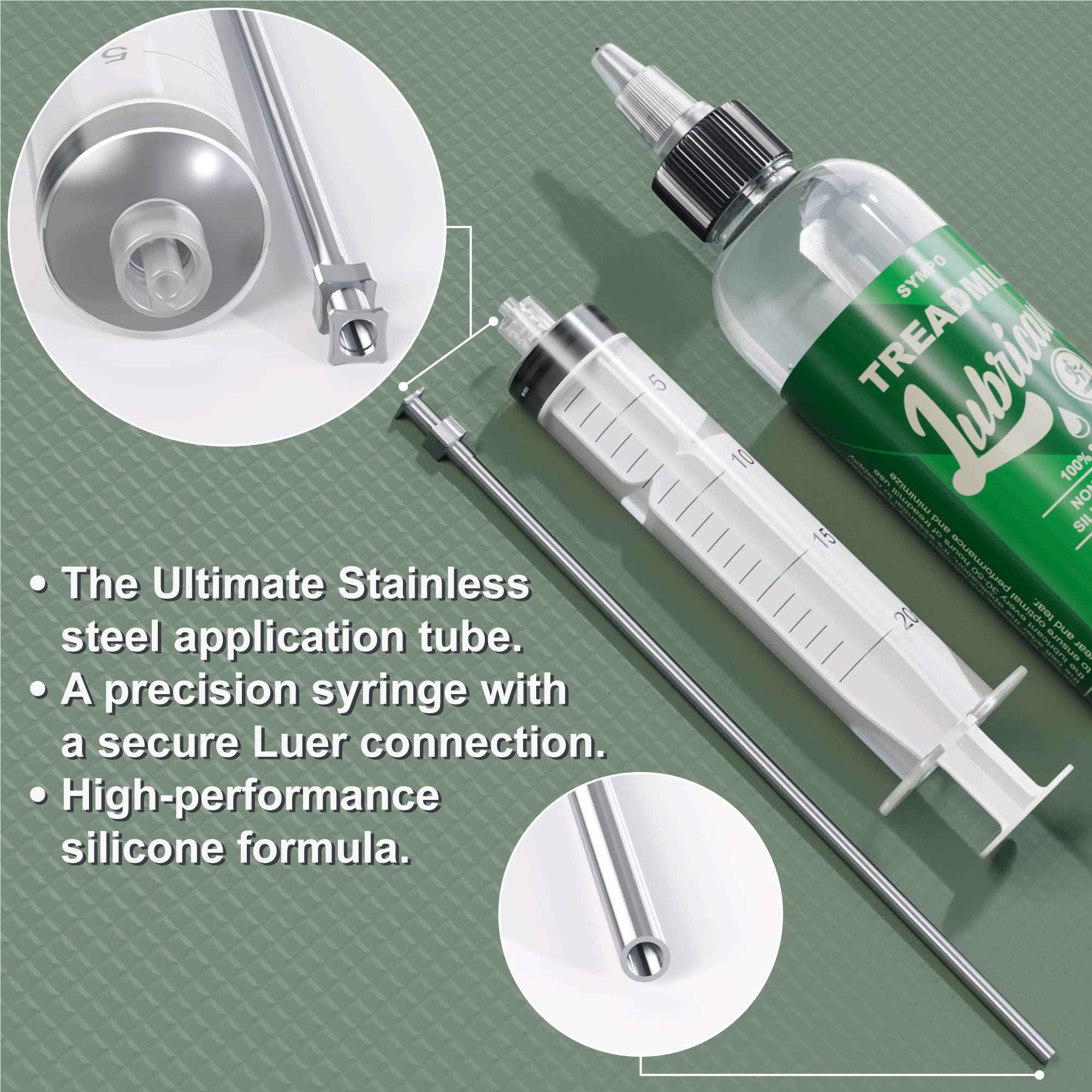 Premium Silicone Treadmill Belt Lubricant Oil - High-Performance Treadmill Maintenance Kit for Smooth & Quiet Running - Ideal for Home Gym Equipment Care & Treadmill Belt Protection