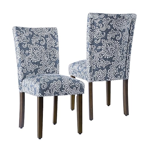 Denim Jacobean Print