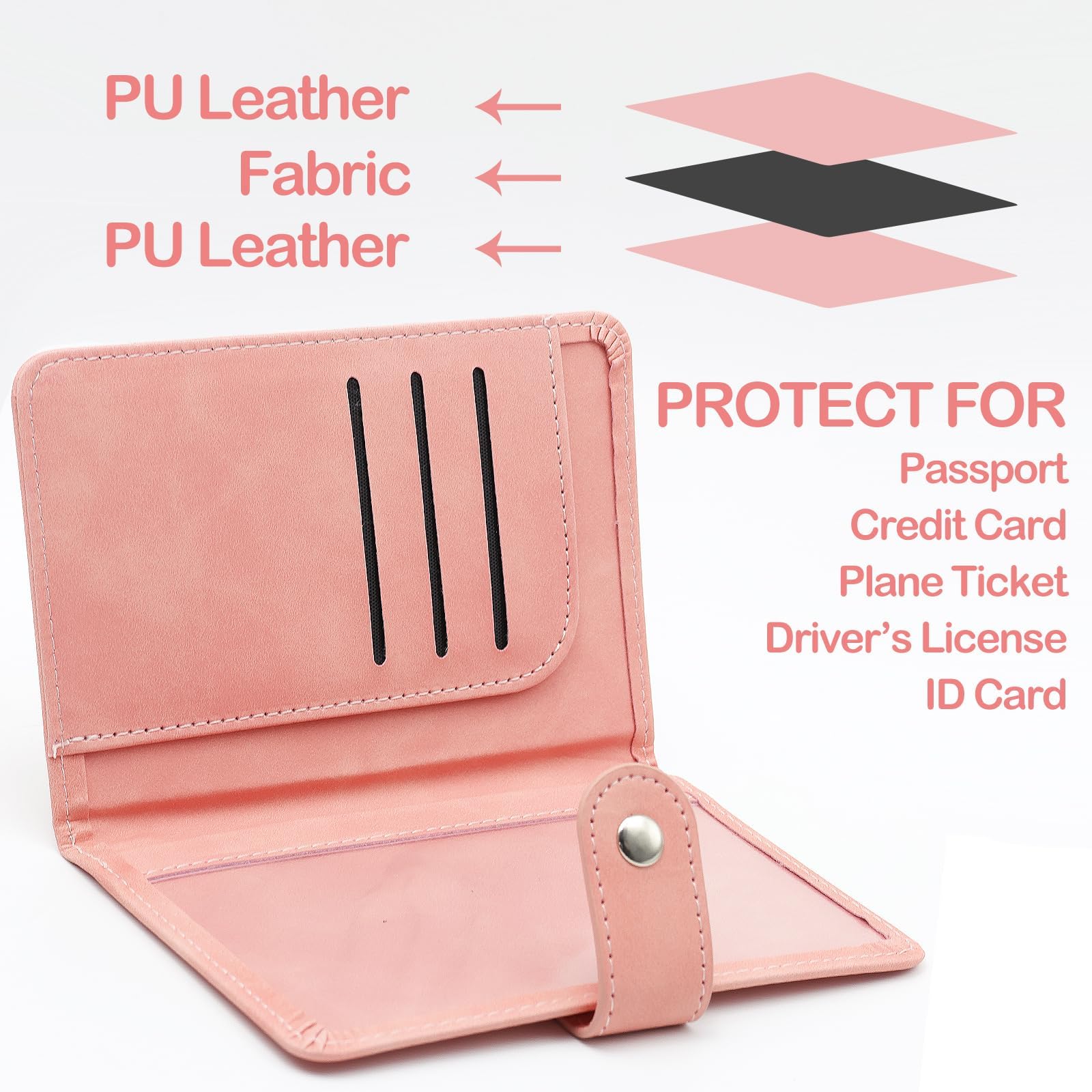 Premium Genuine Leather Passport Holder for Women & Men - RFID Blocking Travel Wallet - Perfect for International Flights, Cruises & Business Trips - Ideal Travel Gift & Cruise Ship Essential Accessory