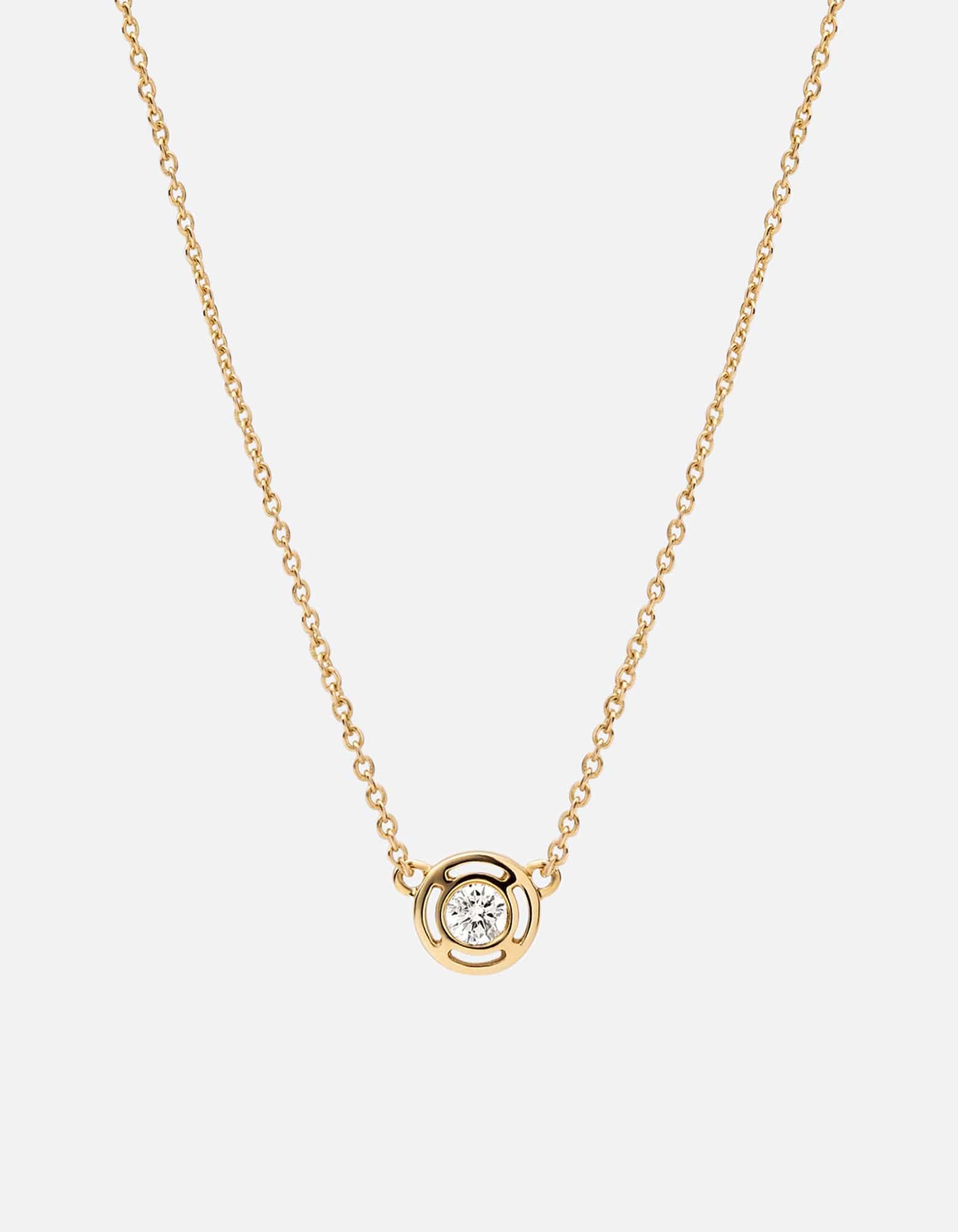14K Gold Diamond Pendant Necklace for Women - Elegant Luna Moon Charm Jewelry Gift for Birthday, Anniversary & Valentine's Day | Perfect for Date Night & Special Occasions