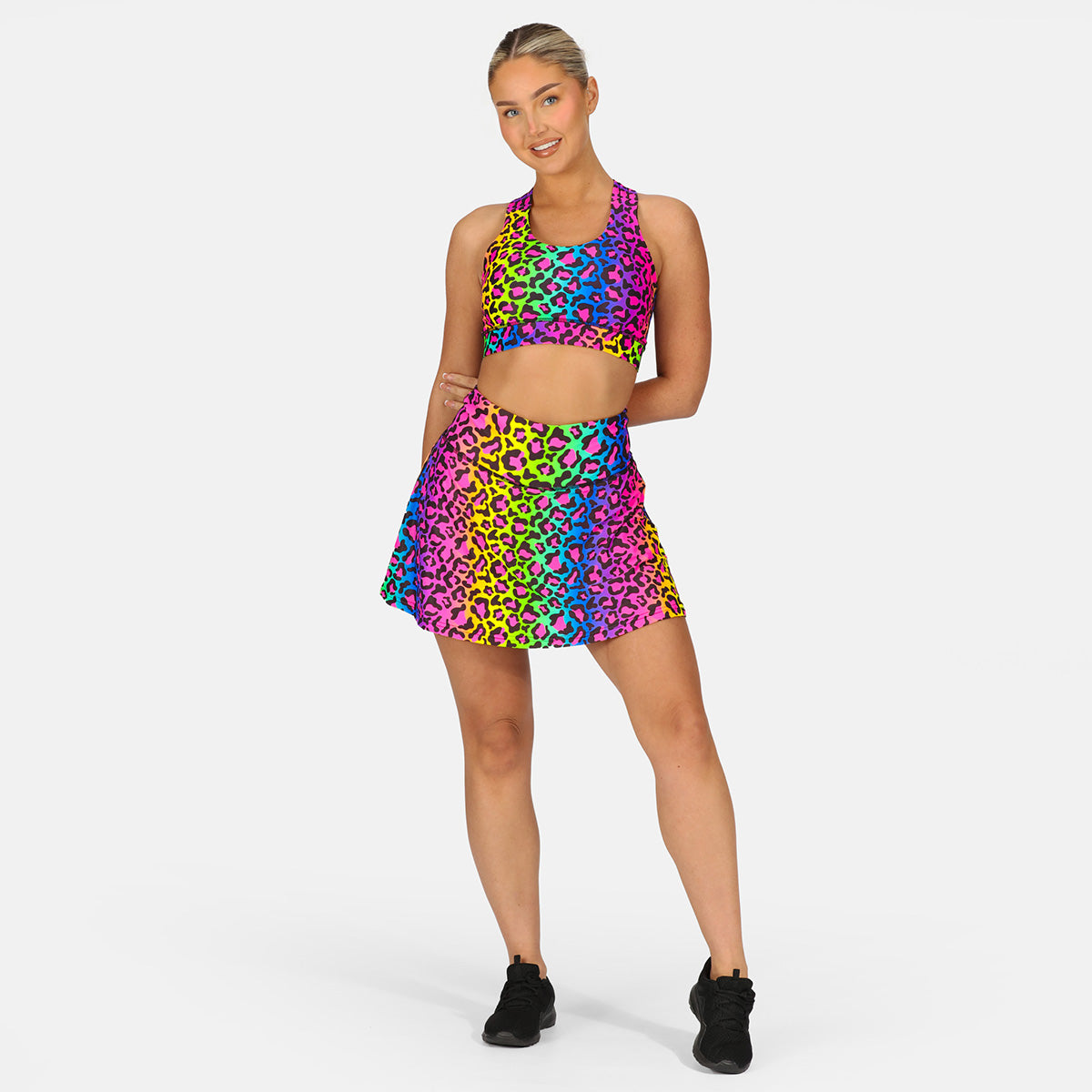 Neo Leo Skort - Women's Athletic Skirt Shorts Hybrid for Running, Tennis & Yoga | Comfortable & Stylish Activewear for Workouts & Casual Wear