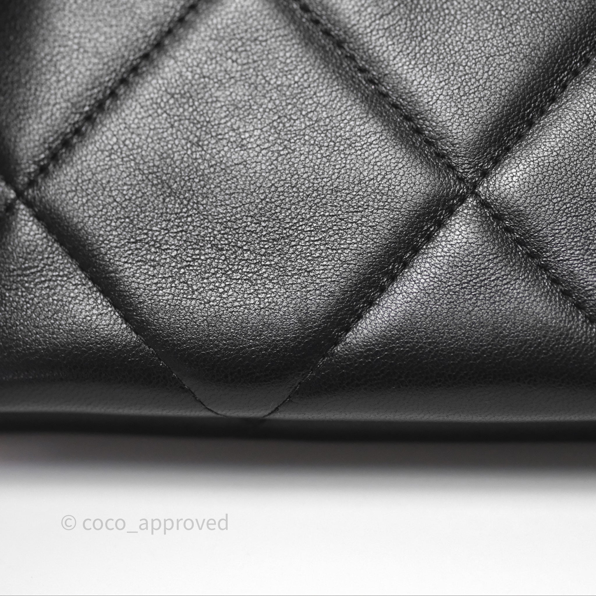 Chanel 19 Pouch Bag in Black Shiny Goatskin with Mixed Hardware - Luxury Crossbody Clutch for Women, Perfect for Evening Parties & Special Occasions