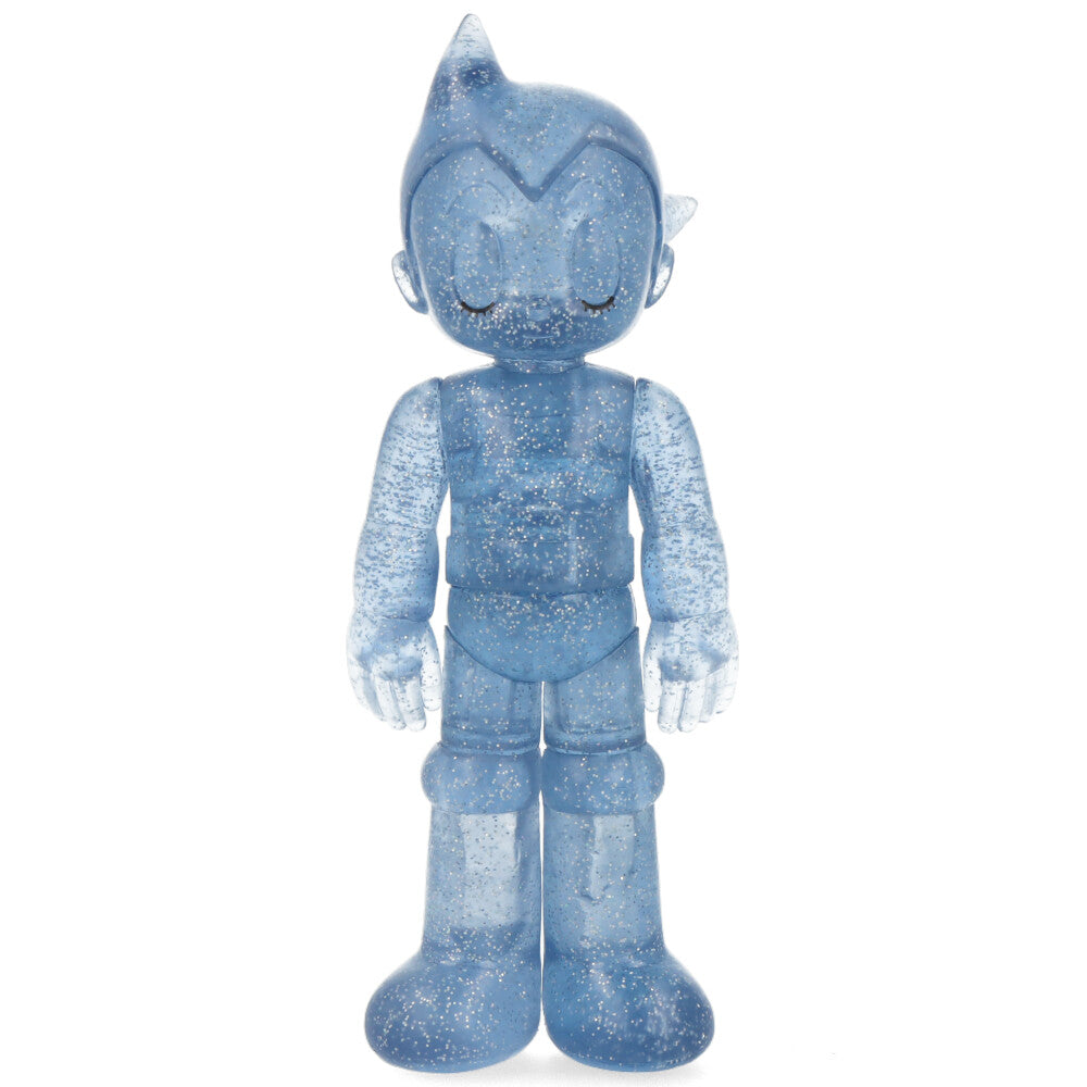 Astro Boy PVC Figure - Soda Blue Color with Closed Eyes Version - Perfect for Anime Collectors and Display Shelves