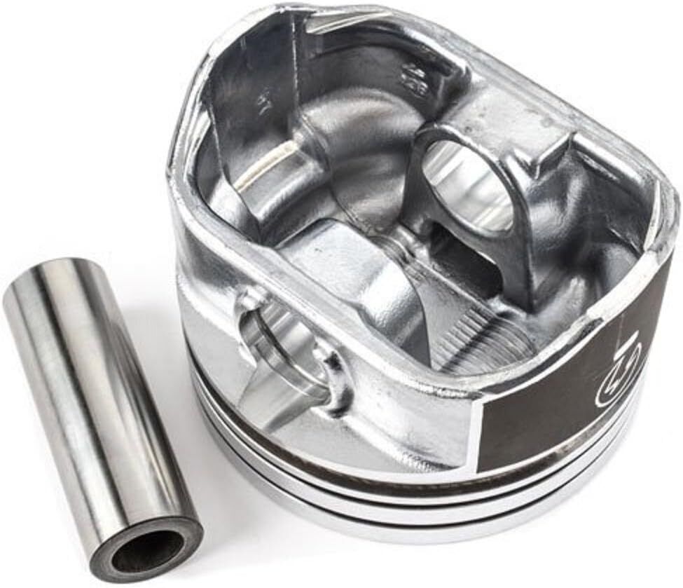 SPEED PRO Hypereutectic Coated Dish Top Pistons with 8+ CAST Rings for Chevy 350 5.7L 020 - High Performance Engine Upgrade for Racing & Street Applications