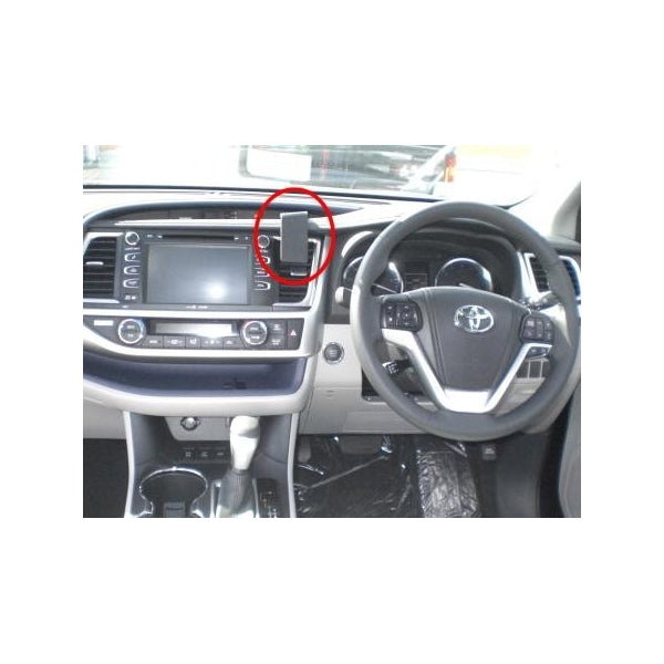ClicOn No Holes Center Dash Mount for Toyota Kluger (2014-2020) - Secure Phone Holder for Hands-Free Navigation & Driving Safety