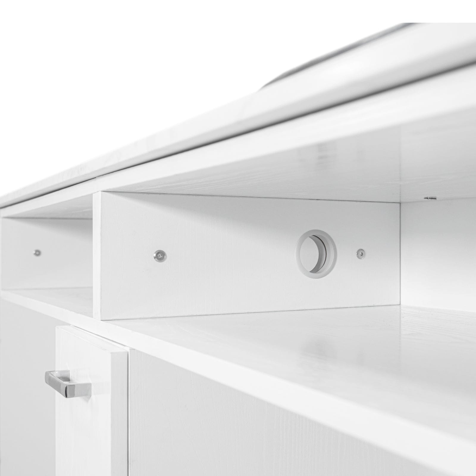 Drexel Tufted Double Manicure Table - Professional Salon Nail Station for Pedicures & Manicures - Perfect for Nail Salons, Spas & Home Use