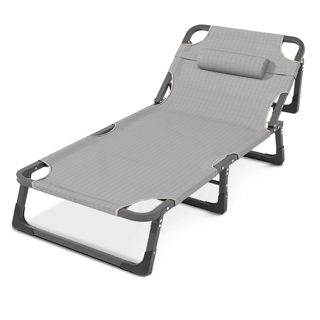XEWNEG Folding Recliner Chair with Cotton Cushions - 4 Adjustable Positions, Multi-Functional for Home, Office, Outdoor, Garden & Balcony - Portable Sun Lounger for Relaxing, Reading & Napping (Color: A)