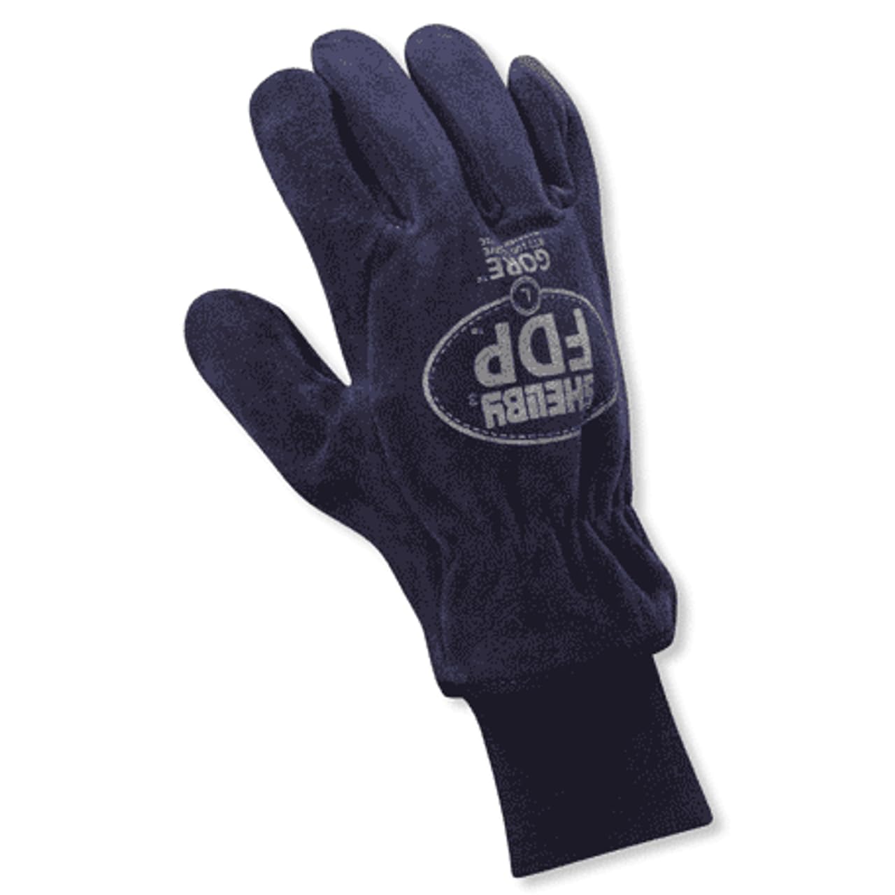 Heavy Duty Fire Gloves - Heat Resistant Work Gloves for Welding, Grinding & Fireplace Use - Blue Size M (1 Pair) - Ideal for Metalworking, BBQ & Outdoor Safety Protection