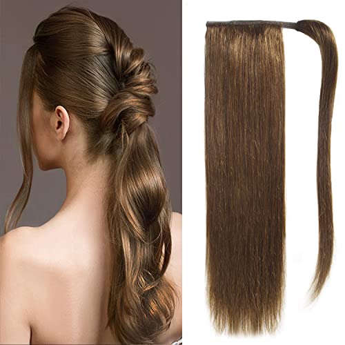 100% Remy Human Hair Clip-in Ponytail Extension - 20