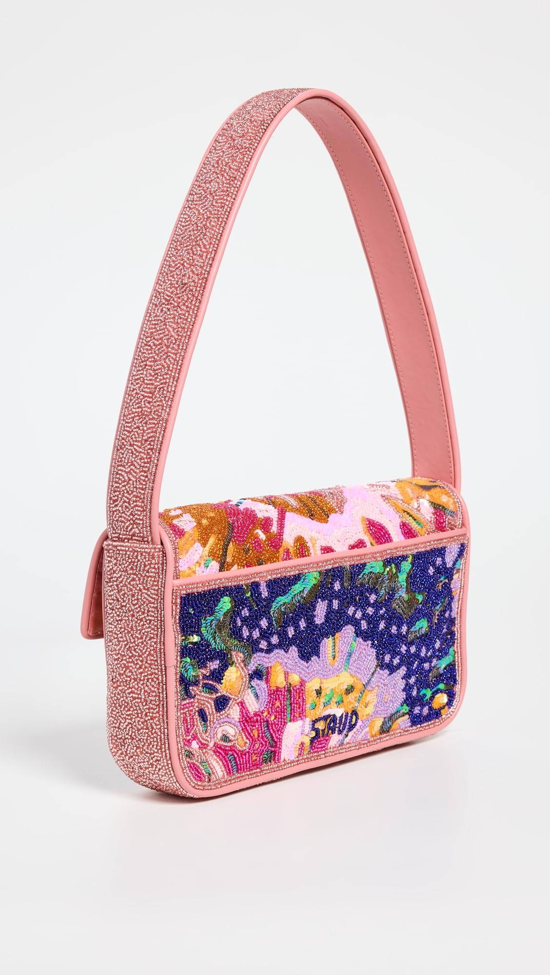 STAUD Women's Tommy Beaded Crossbody Bag - Stylish Beaded Handbag for Women, Perfect for Parties, Weddings & Evening Events