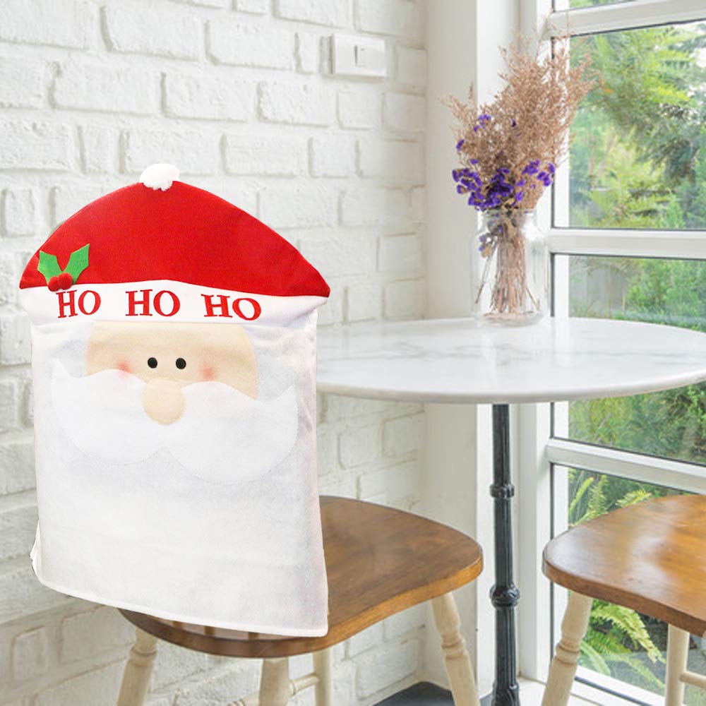 Galapara Christmas Chair Covers Decor - Festive Holiday Seat Protectors & Slipcovers for Banquets, Parties & Home Decor | Waterproof & Washable Chair Covers for Christmas, Thanksgiving & Winter Celebrations