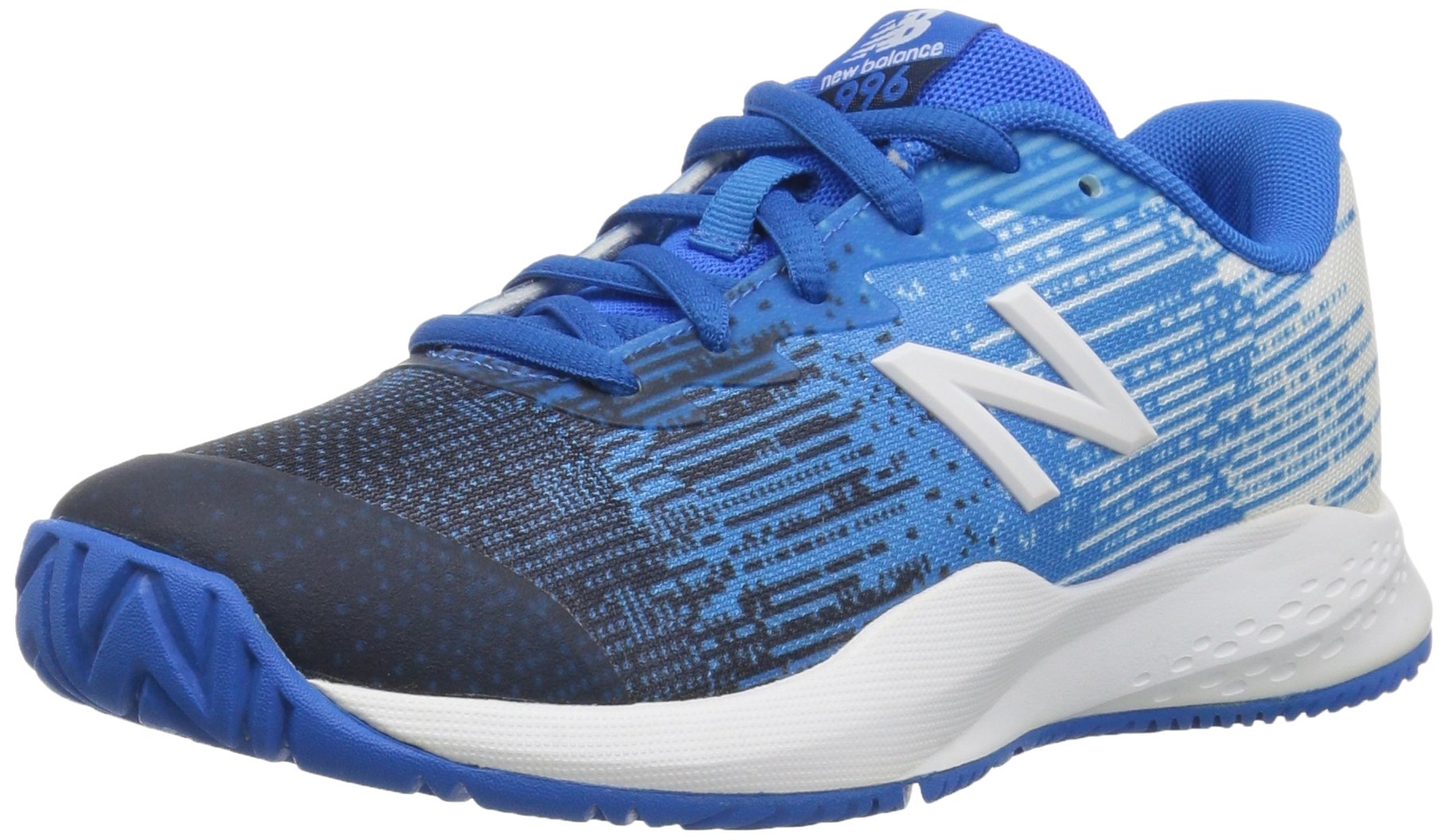 New Balance 996 V3 Kids Tennis Shoes - Light Blue & White - Size 6 Wide (US Little Kid) - Perfect for School, Sports & Casual Wear