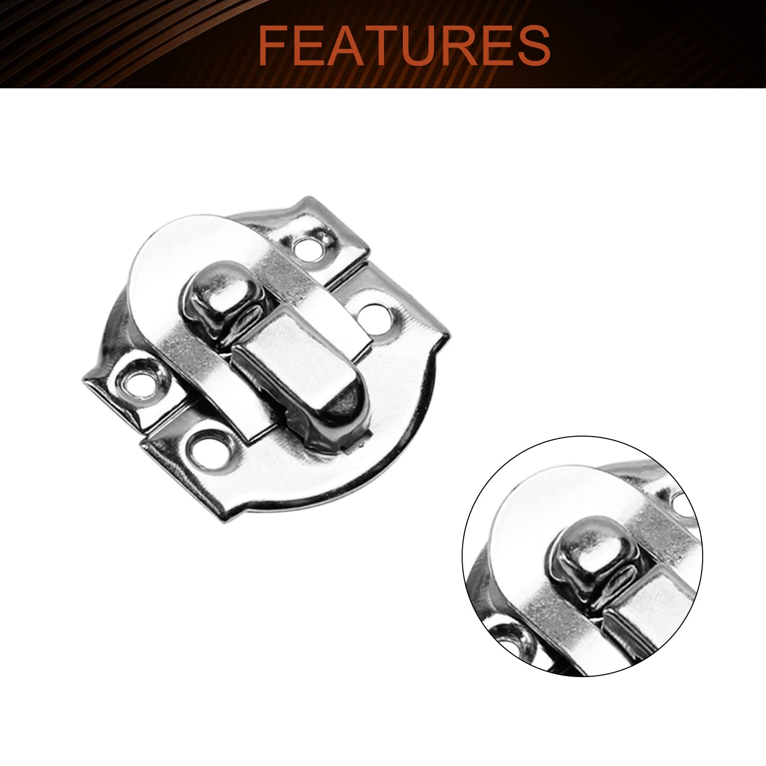 MroMax 50Pcs Box Buckle Latches - 0.83
