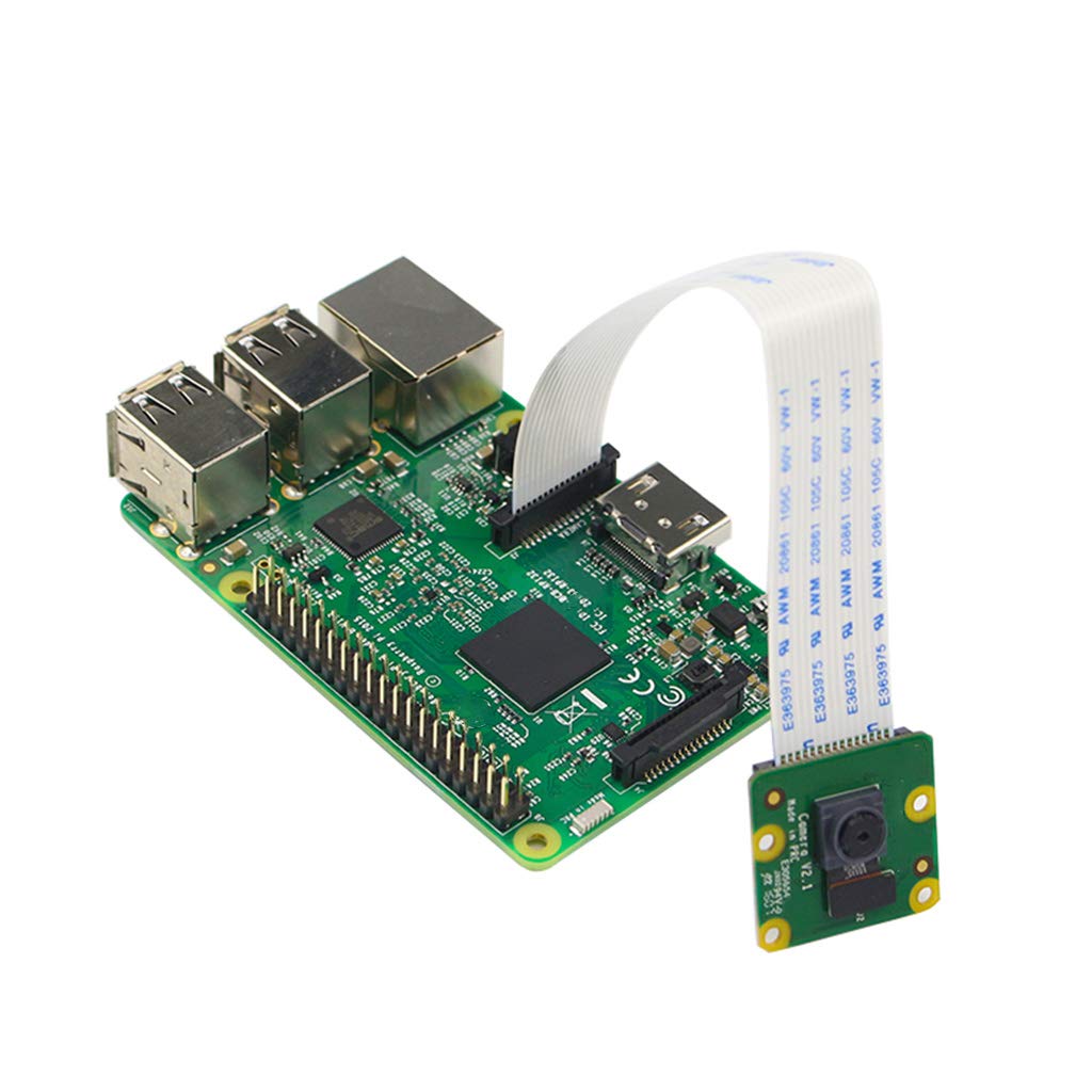 GMBYLBY 1080P Day Night Security Camera with Adjustable Focus - 8MP Light-Sensitive Sensor for Raspberry Pi 4B/3B+ (V2 Module) - Ideal for Home Surveillance, DIY Electronics & Night Vision Projects