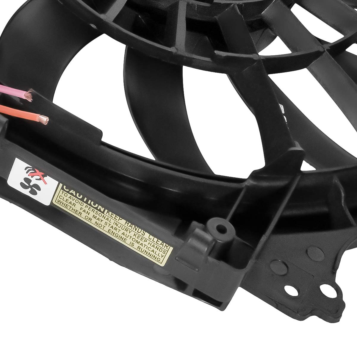 DNA MOTORING OEM-RF-0293 High Performance Radiator Cooling Fan Assembly - Direct Replacement for 2002-2008 Audi A4 1.8T & 2.0T - Improved Cooling Efficiency, Black | Perfect for Engine Overheating Prevention & Summer Driving