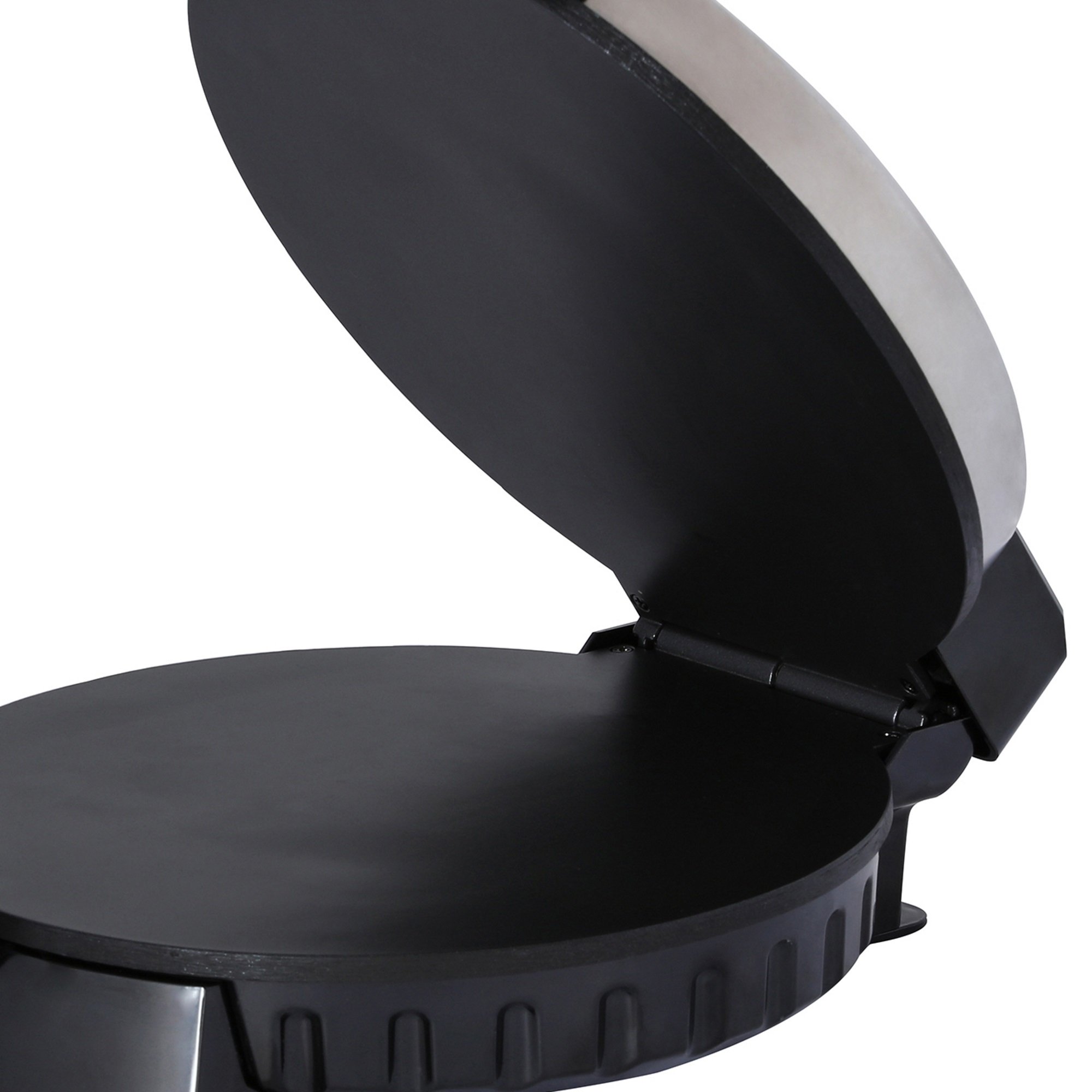 Brentwood 10-inch Electric Tortilla Maker - Non-Stick Surface, Brushed Stainless Steel & Black Design - Perfect for Homemade Tortillas, Quesadillas, Flatbreads & More