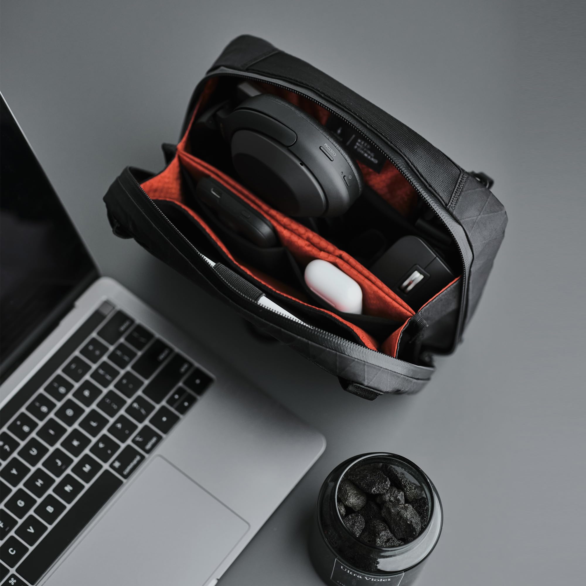 ALPAKA Elements Tech Case Max X-Pac VX21 - Waterproof Sling Bag with Adjustable Detachable Strap, Lockable YKK Zippers for iPad Mini 6, Electronics & EDC | Durable Weatherproof Fabric | Perfect for Travel, Commuting & Outdoor Adventures