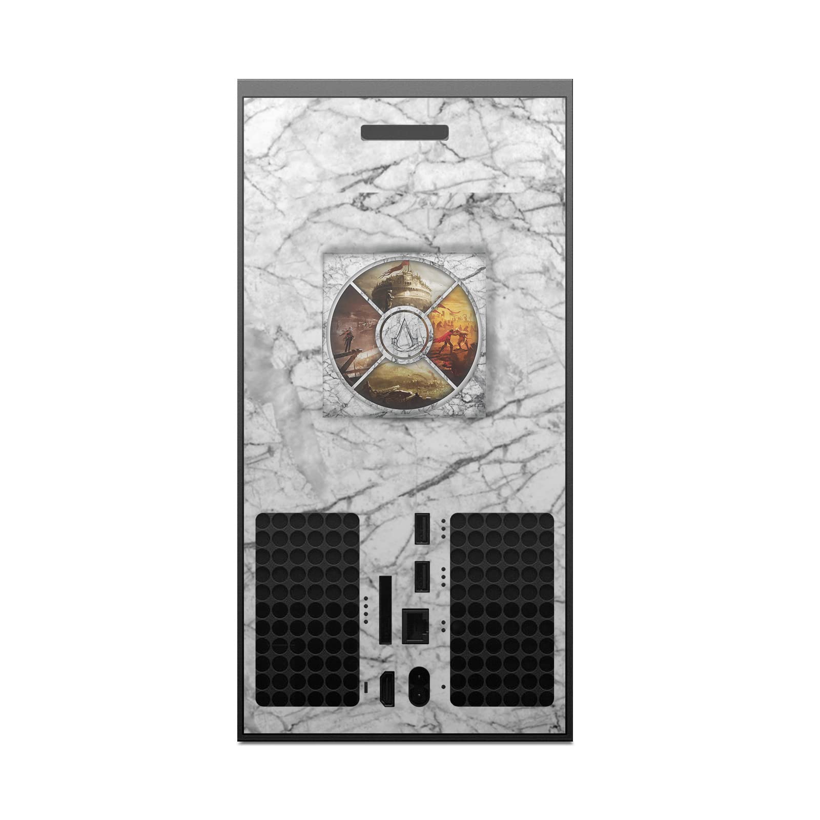 Officially Licensed Assassin's Creed Brotherhood Vinyl Sticker Skin for Xbox Series X - Gaming Console Decal Cover - Perfect for Gamers & Collectors