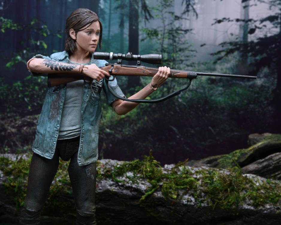 The Last of Us Part II Ultimate Joel and Ellie Action Figure 2 Pack - Collectible Video Game Character Figures for Fans, Gifts & Display