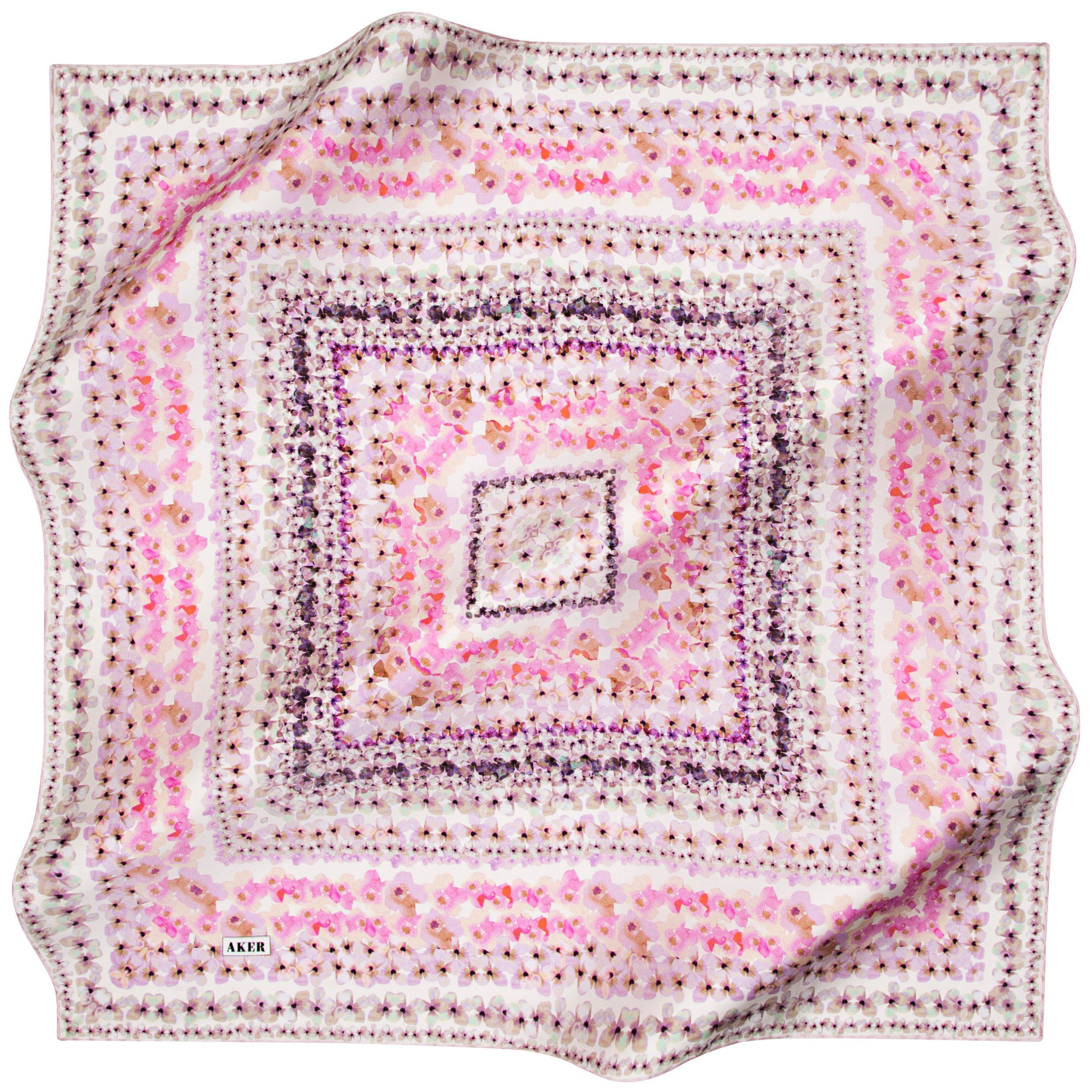Elegant Aker Dainty Turkish Silk Scarf for Women - Luxury Fashion Accessory for Parties, Weddings & Special Occasions