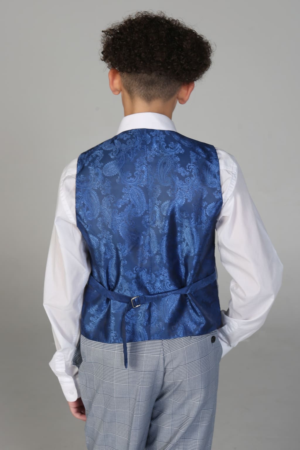 Stylish Boys' Sky Blue Three-Piece Suit | Formal Wear for Weddings, School Events & Special Occasions