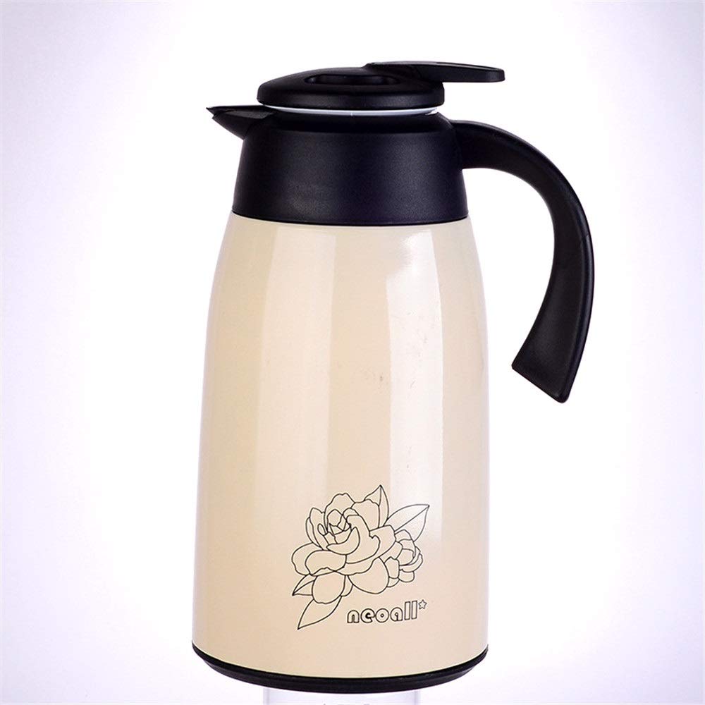Premium 1.3L Vacuum Insulated Coffee Pot - 12-Hour Hot & Cold Stainless Steel Thermos for Coffee, Tea, Juice, Milk Tea & Water - Large Capacity Travel Mug (Red) | Perfect for Office, Camping & Outdoor Adventures