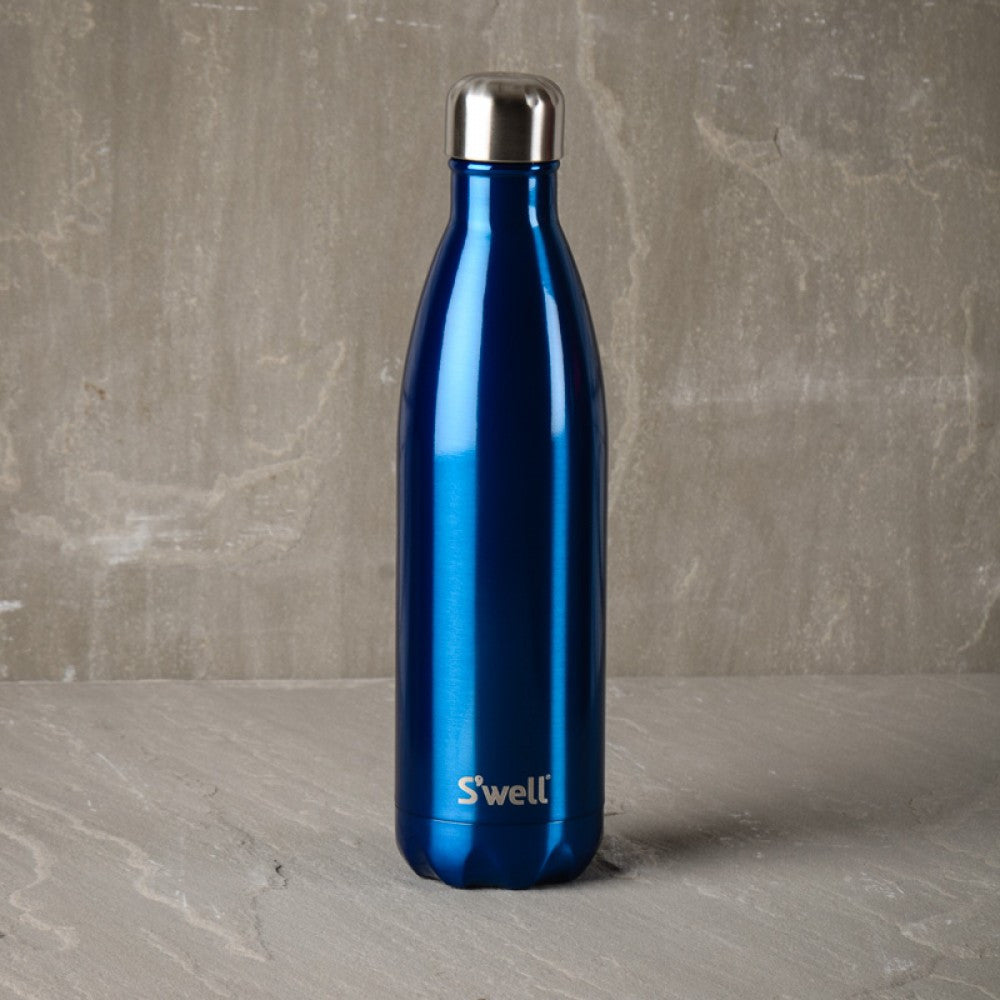 S'well Shimmer 17oz (500mL) Stainless Steel Water Bottle - Insulated, Leak-Proof & Eco-Friendly for Travel, Gym & Outdoor Activities