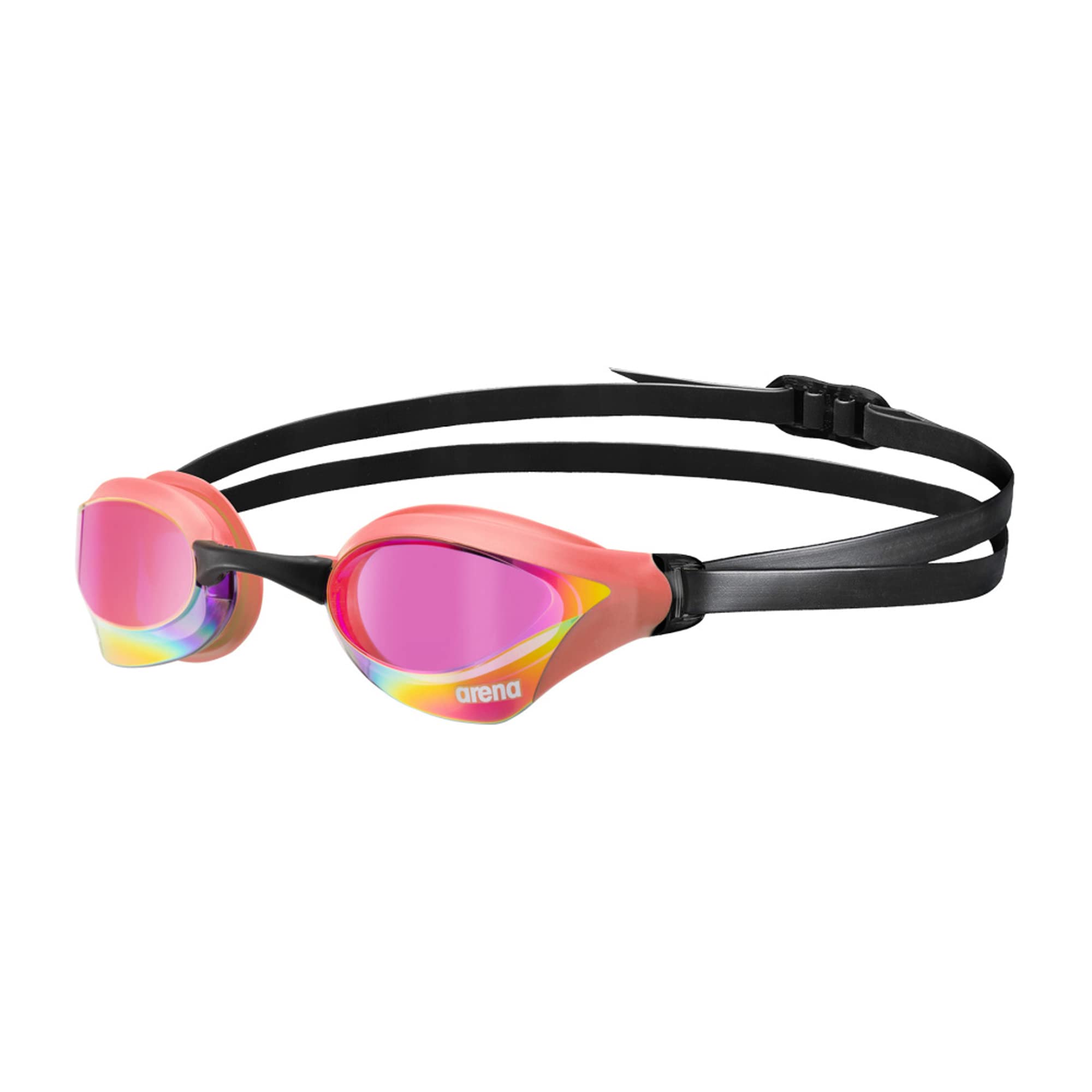 **Arena Unisex Cobra Core Swipe Anti-Fog Racing Swim Goggles – Polycarbonate Mirror/Non-Mirror Lens for Men & Women – Perfect for Competitive Swimming, Training & Open Water**