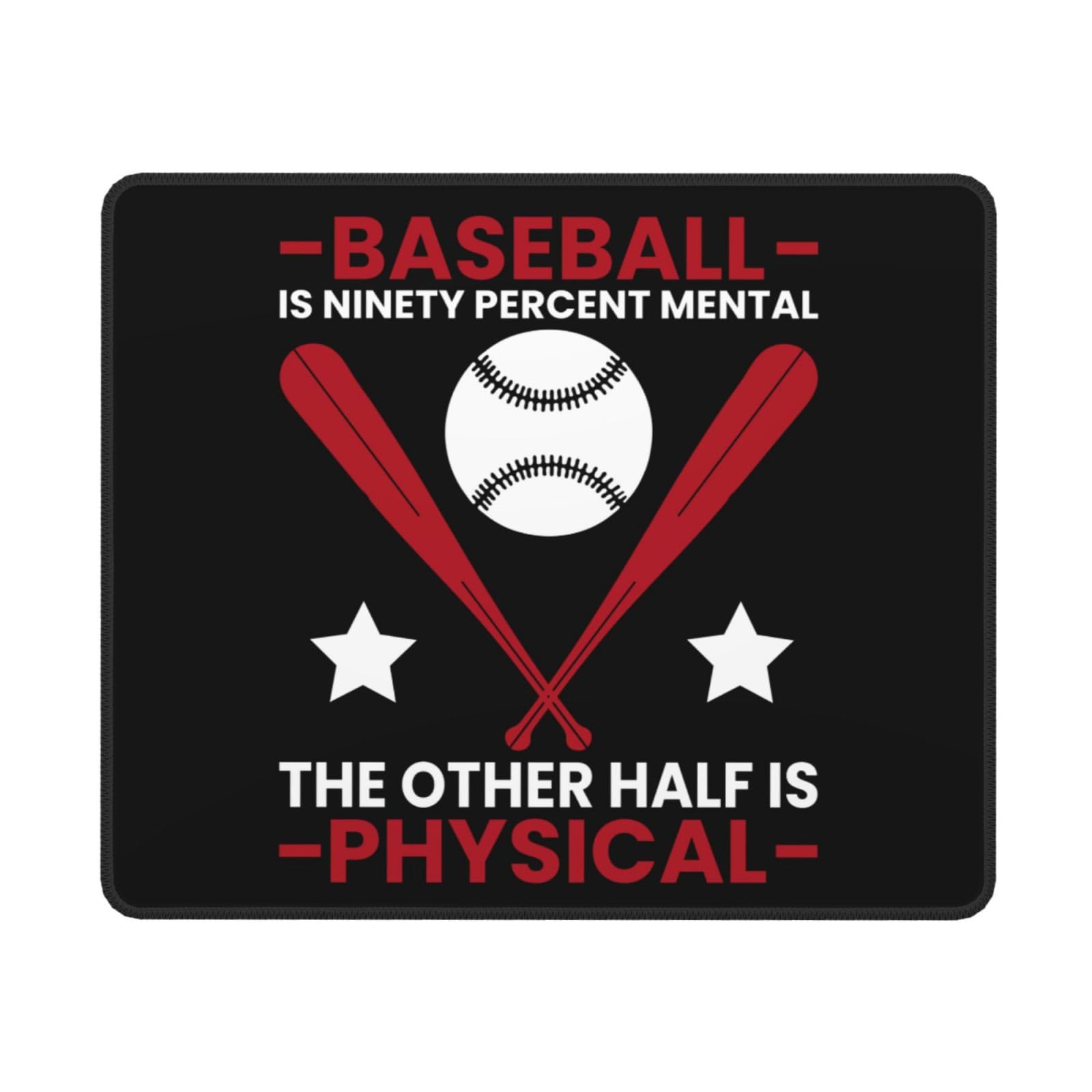 SIYTUAU 10x12 Inch Baseball-Themed Mouse Pad - Waterproof, Non-Slip Rubber Gaming Mousepad for Office & Laptop Use | Perfect for Baseball Fans, Gamers & Workstations