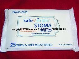 MedC Safe n' Simple Stoma Wipes SNS00525 - 100 Count (2 Packs of 50) | Gentle & Hypoallergenic for Ostomy Care | Ideal for Travel, Daily Use & Post-Surgery Hygiene