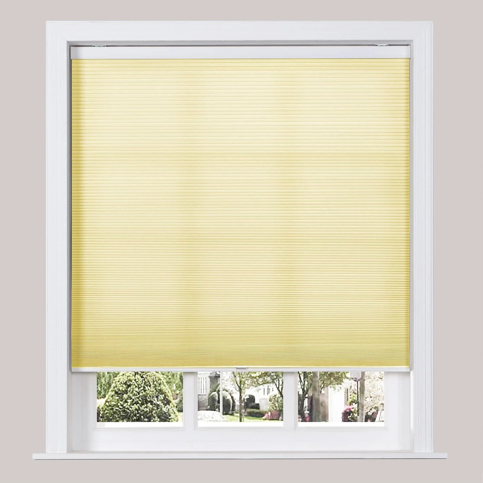 Priya Cordless Light Filtering Cellular Shades - Blackout Window Blinds for Bedroom & Living Room - Energy Efficient & UV Protection
